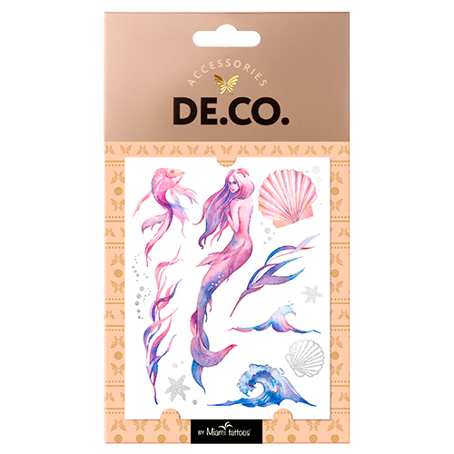 

Татуировка для тела DECO. FAIRYTALE by Miami tattoos переводная Mermaid