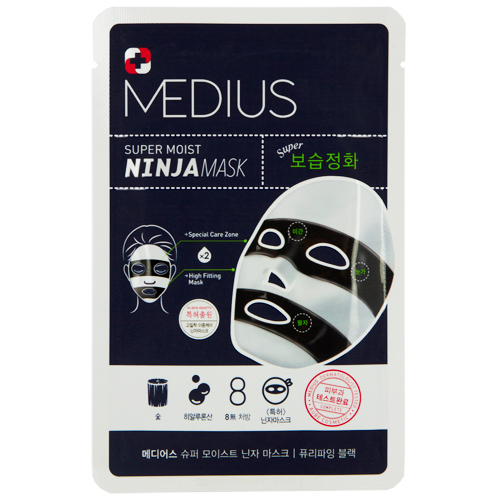 

Маска для лица MEDIUS SUPER MOIST NINJA MASK очищающая 33 мл
