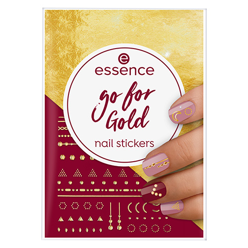 

Наклейки для ногтей ESSENCE GO FOR GOLD золотые узоры