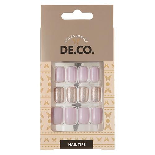 

Набор накладных ногтей DE.CO. OMBRE lilac 24 шт + клеевые стикеры 24 шт
