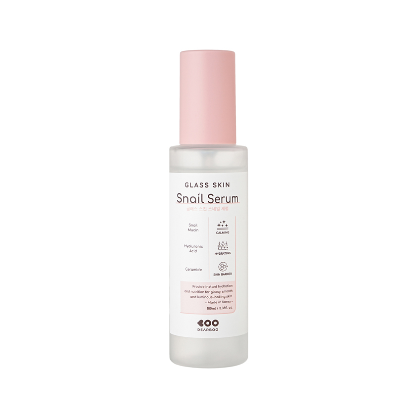 Сыворотка для лица DEARBOO GLASS SKIN с муцином улитки 100 мл