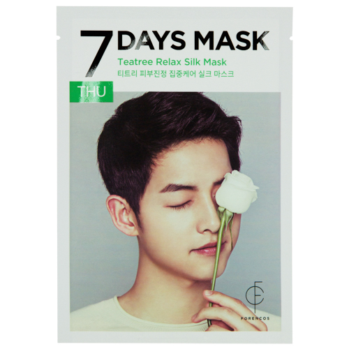 

Маска для лица FORENCOS 7 DAYS MASK THU с экстрактом чайного дерева расслабляющая 25 мл