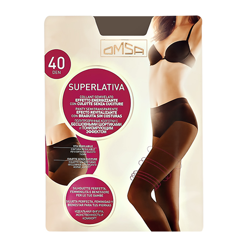 

Колготки женские OMSA SUPERLATIVA 40 den Daino р-р 4