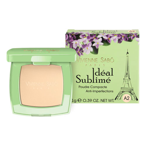 Пудра компактная для лица `VIVIENNE SABO` IDEAL SUBLIME против изъянов кожи тон А2