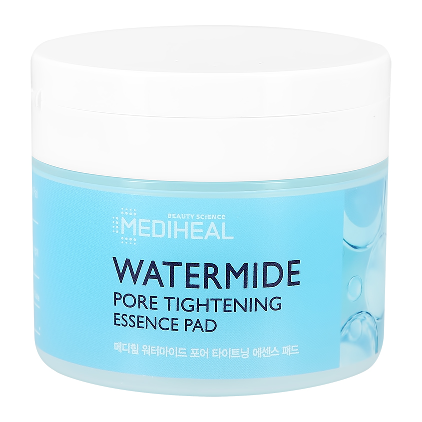 Диски для лица MEDIHEAL WATERMIDE сужающие поры 50 шт. диски для эксфолиации mediheal диски для лица с морской водой тонизирующие