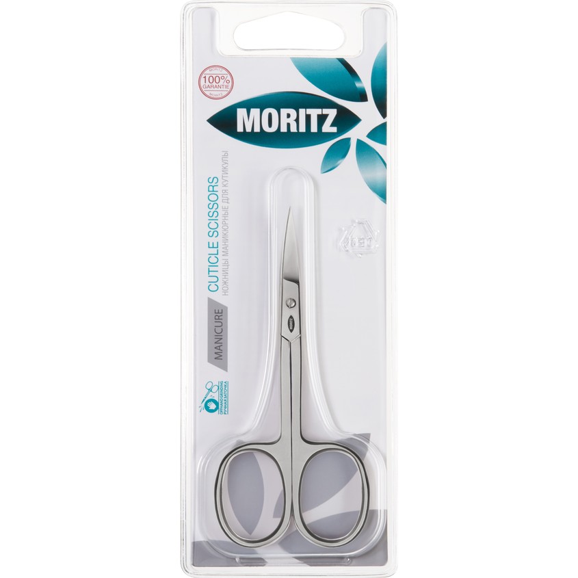 Ножницы для кутикулы `MORITZ` с тонкими изогнутыми лезвиями