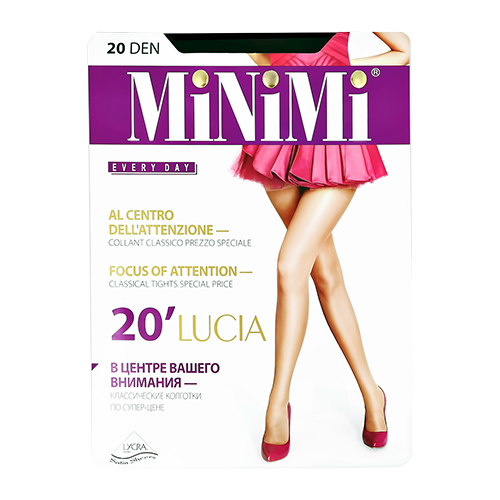 

Колготки женские MINIMI LUCIA 20 den тон Nero р-р 4