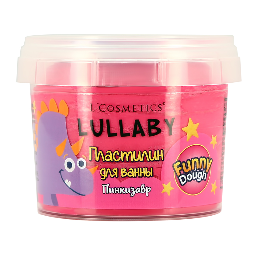 Пластилин для ванны `L`COSMETICS` LULLABY для детей 3+ (розовый) 120 мл