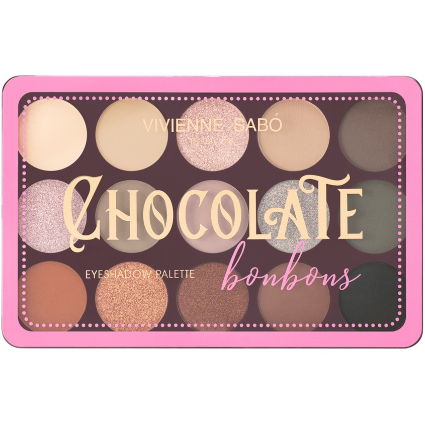 

Палетка теней для век VIVIENNE SABO CHOCOLATE BONBONS тон 01
