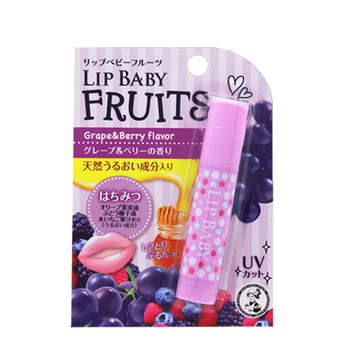 

Бальзам для губ MENTHOLATUM LIP BABY FRUITS Виноград и лесные ягоды 4,5 г