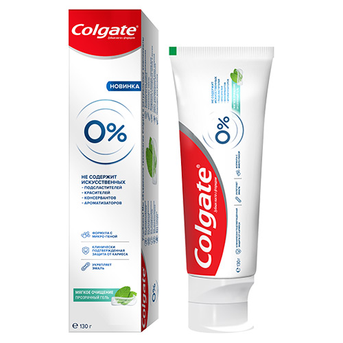 

Паста зубная COLGATE О% Мягкое очищение 130 г