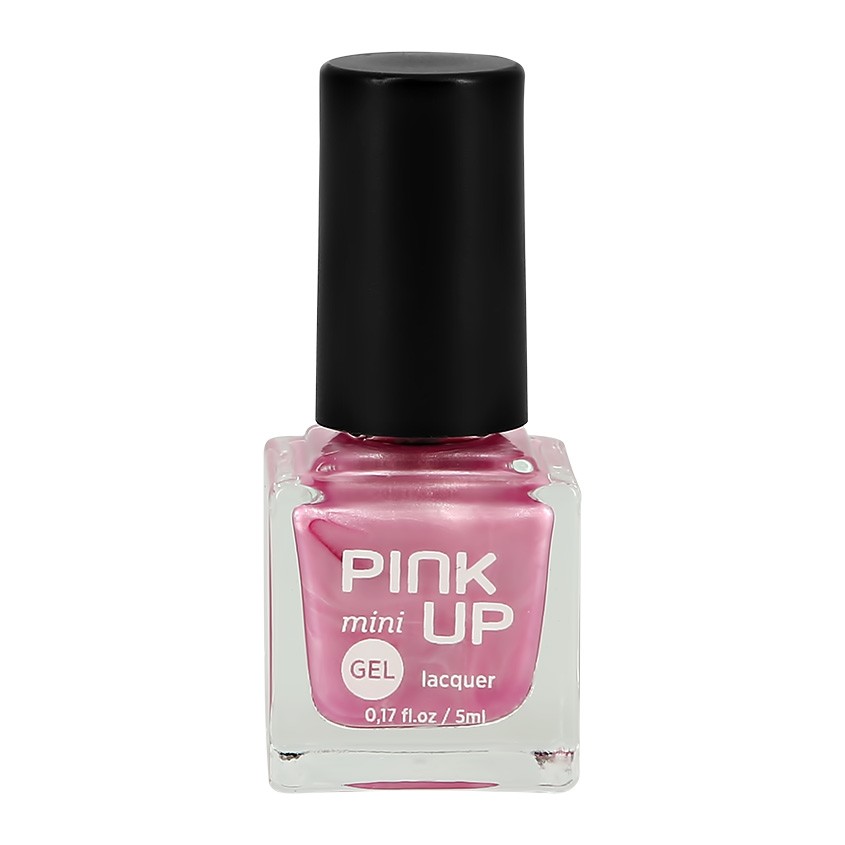 Лак для ногтей PINK UP MINI GEL с эффектом геля тон 44 5 мл