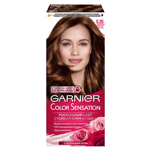 

Краска для волос GARNIER COLOR SENSATION тон 5.35 Пряный шоколад