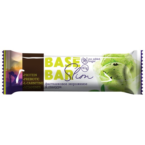 BASE BAR Батончик глазированный BASE BAR SLIM фисташка 40 г base bar батончик глазированный base bar slim бисквит 40 г