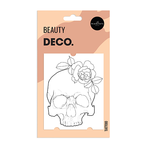 

Татуировка для тела DECO. BEYCOZ TATTOO by Miami tattoos переводная Skull
