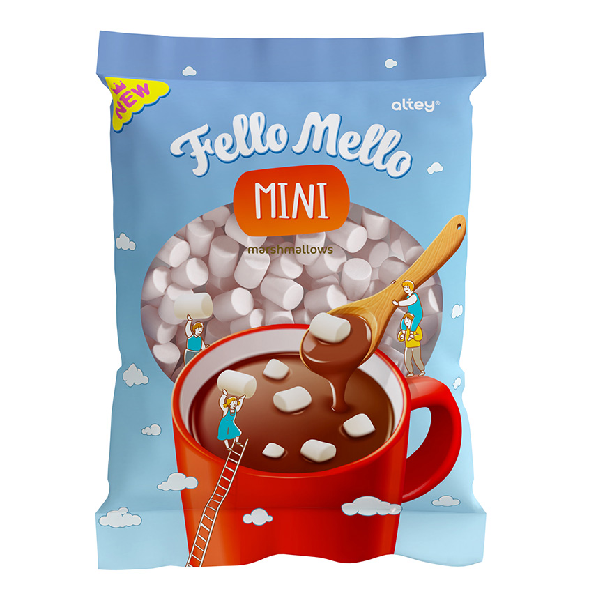 Жевательный зефир FELLO MELLO mini 40 г, Снеки