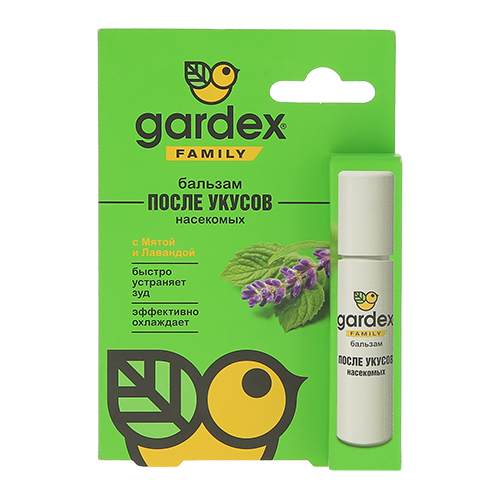 

Бальзам после укусов насекомых GARDEX FAMILY роликовый 7 мл