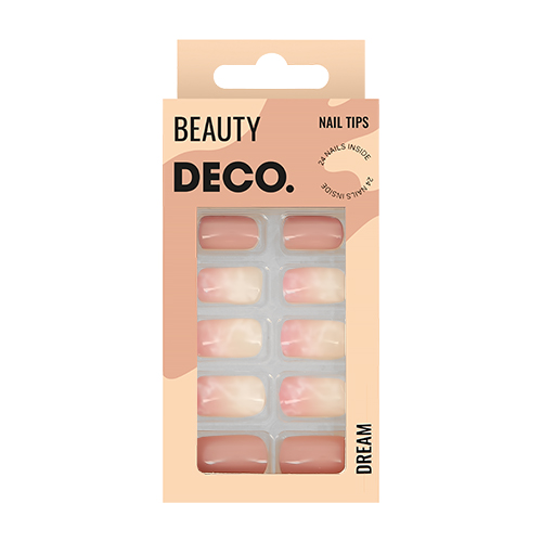 

Набор накладных ногтей DECO. DREAM marble 24 шт + клеевые стикеры 24 шт