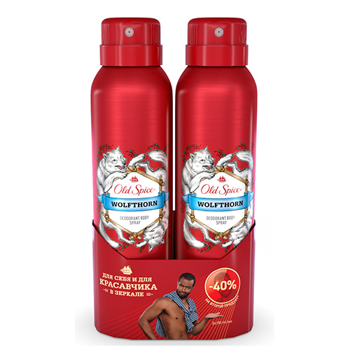 

Део-спрей муж. OLD SPICE WOLFTHORN 2x150 мл