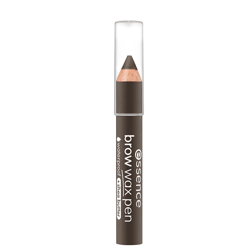 Карандаш для бровей ESSENCE BROW WAX PEN восковой тон 04 dark brown - фото 1