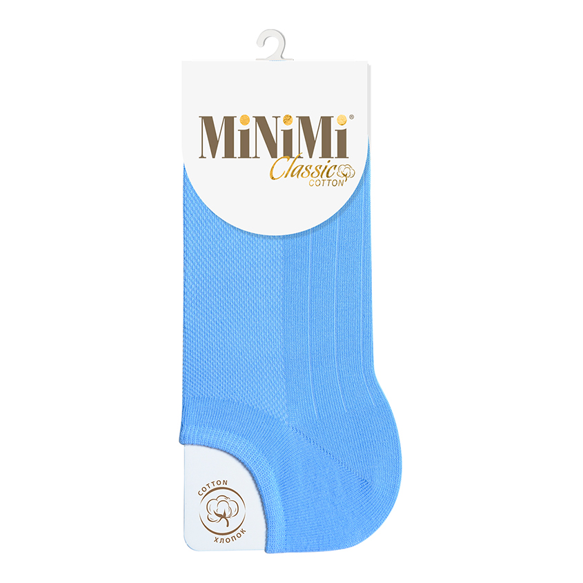 Носки женские `MINIMI` MINI COTONE Azzurro 39-41