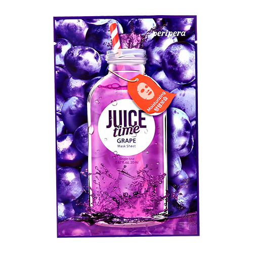 

Маска для лица PERIPERA JUICE TIME с экстрактом винограда увлажняющая 20 мл