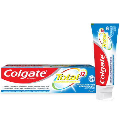 

Паста зубная COLGATE TOTAL Pro-Видимый эффект 75 мл