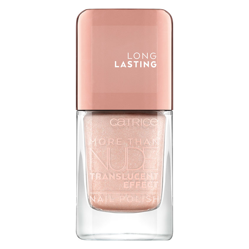 Лак для ногтей CATRICE MORE THAN NUDE TRANSLUCENT EFFECT NAIL POLISH тон 02 glitter is the answer