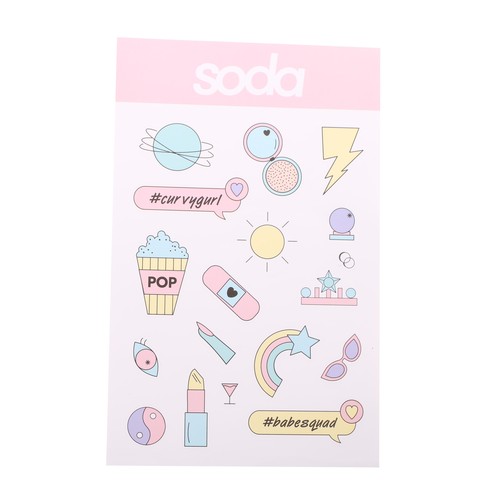

Наклейки декоративные SODA soda 2
