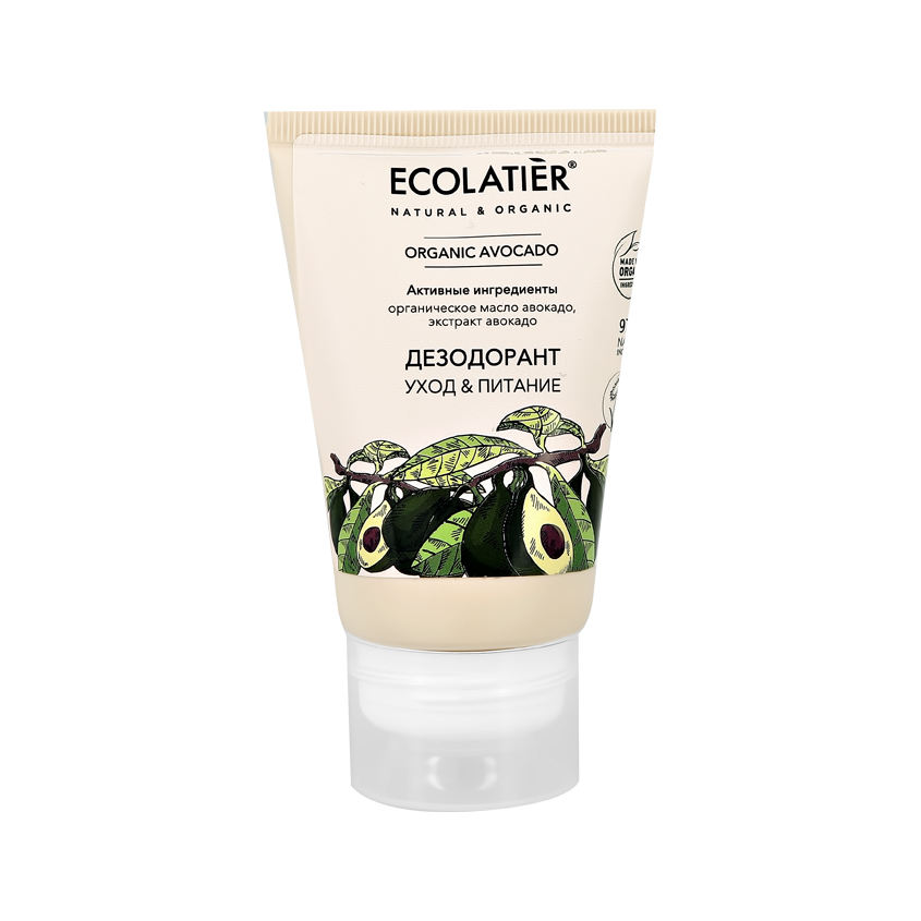 Део-крем жен. ECOLATIER ORGANIC AVOCADO Уход & питание 40 мл