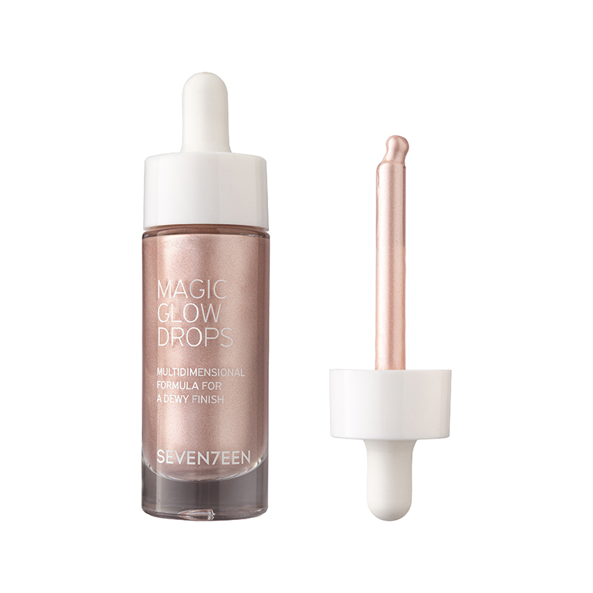 Хайлайтер для лица SEVENTEEN MAGIC GLOW DROPS жидкий тон 1 Сияющий розовый