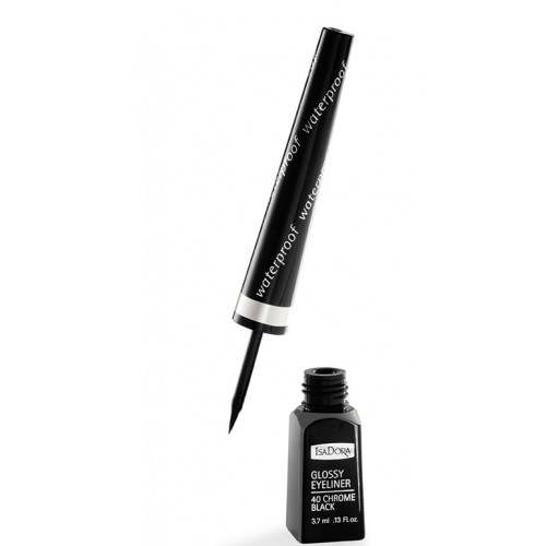 

Подводка для глаз ISADORA GLOSSY EYELINER тон 40 водостойкая жидкая черная