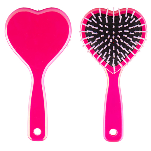 

Расческа для волос LADY PINK HEART розовая