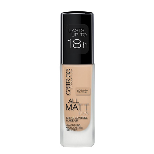 

Основа тональная для лица CATRICE ALL MATT PLUS матирующая тон 027 amber beige
