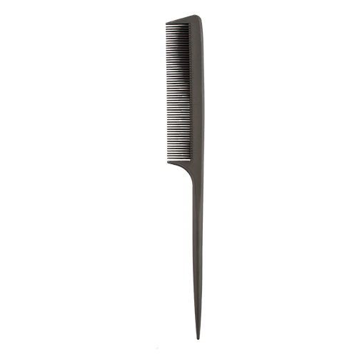 Гребень для волос LADY PINK BASIC PROFESSIONAL carbon comb карбоновый с ручкой barbershop hair cutting comb salon high quality carbon fiber styling comb anti static steel tip tail comb hairdressing tools