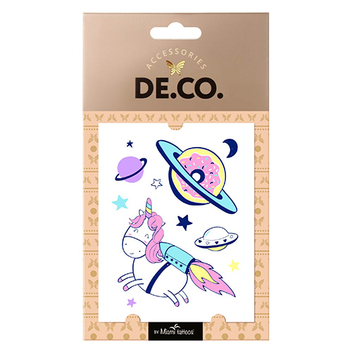 

Татуировка для тела DECO. CARTOON by Miami tattoos переводная Spacecorn