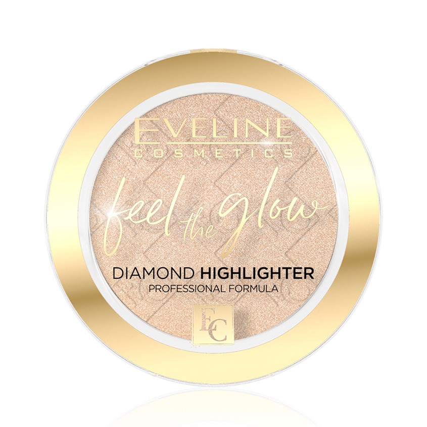 Хайлайтер для лица EVELINE FEEL THE GLOW тон 20 gold luminous хайлайтер для лица eveline хайлайтер для лица feel the glow