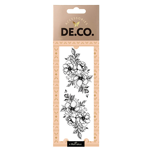 

Татуировка для тела DECO. REAL TATTOO by Miami tattoos переводная Floret