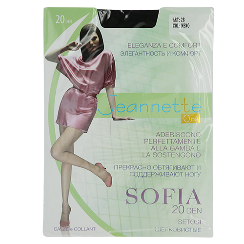 

Колготки женские JEANNETTE ORE SOFIA 20 den Nero р-р 4