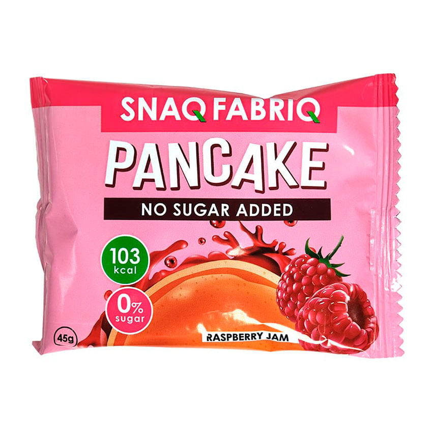 Панкейк SNAQ FABRIQ с начинкой Малиновый джем 45 г snaq fabriq pancake панкейки с начинкой 5x45г малиновый джем