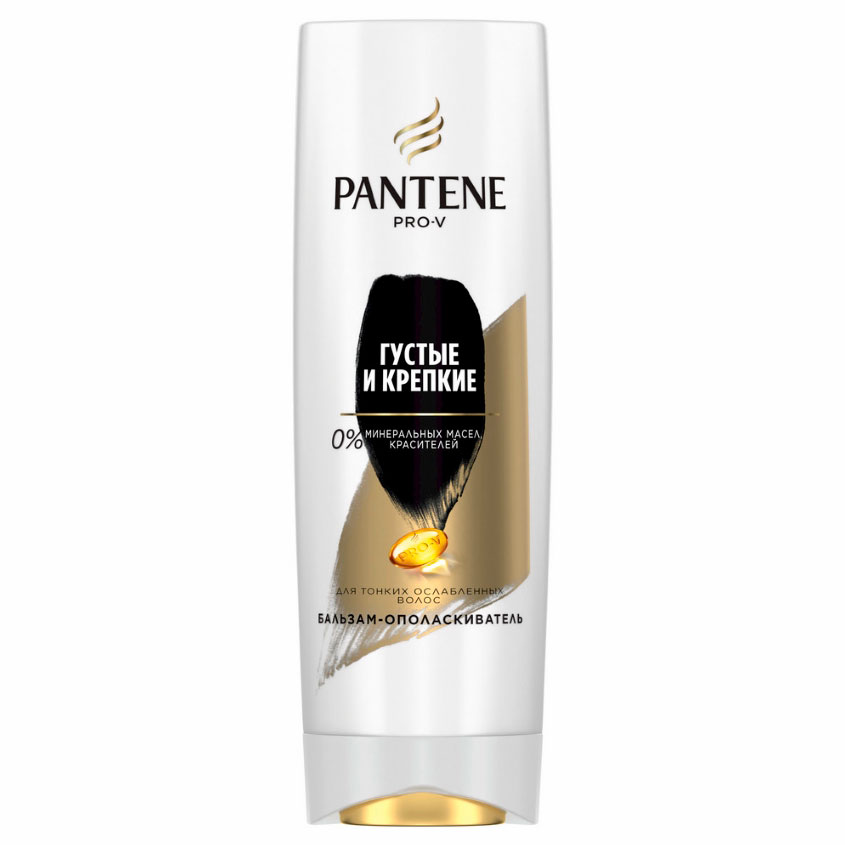 Бальзам-ополаскиватель для волос PANTENE PRO-V ГУСТЫЕ И КРЕПКИЕ для тонких и ослабленных волос 360 мл бальзам ополаскиватель для волос pantene pro v густые и крепкие 270 мл