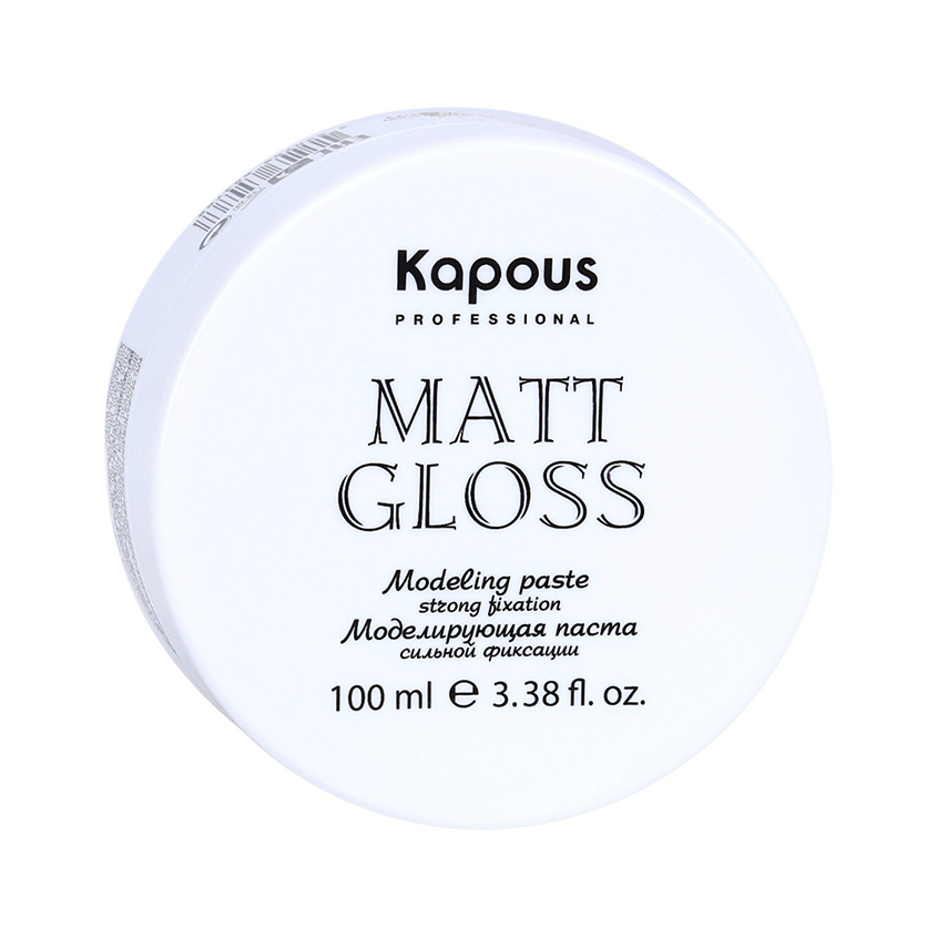 

Паста для волос KAPOUS PROFESSIONAL MATT GLOSS моделирующая сильной фиксации 100 мл