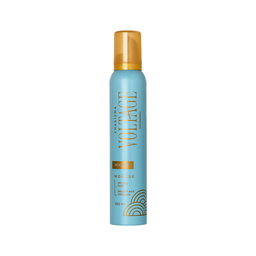 Мусс для волос KHARISMA VOLTAGE PHYTO-KERATIN объем для тонких волос с кератином и коллагеном 200 мл