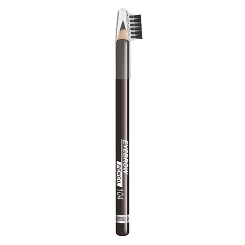 Карандаш для бровей LUXVISAGE EYEBROW PENCIL тон 104 черный luxvisage карандаш для бровей luxvisage eyebrow pencil тон 103 каштан