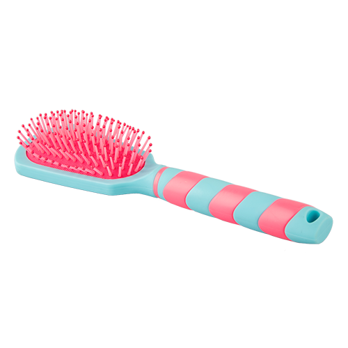 

Щетка массажная для волос LADY PINK CANDY розово-голубая малая квадратная