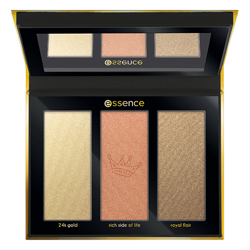 Палетка хайлайтеров для лица ESSENCE MY LITTLE PALETTES тон gold