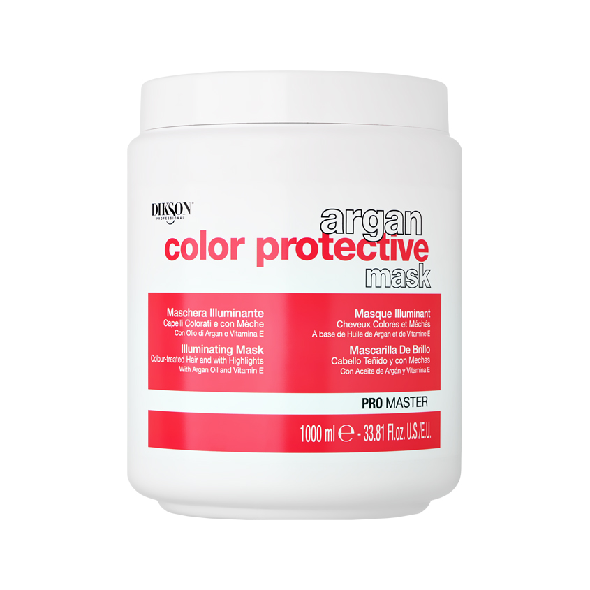 Маска для волос DIKSON PRO MASTER COLOR PROTECTIVE для окрашенных волос с аргановым маслом и витамином Е 1000 мл
