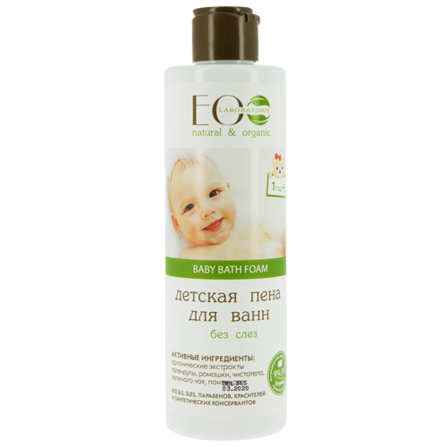

Пена для ванн детская EO LABORATORIE 1 год+ без слез 250 мл