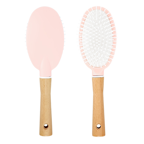 

Расческа LADY PINK ECO деревянная овальная персиковая