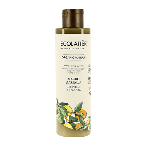 Масло для душа ECOLATIER ORGANIC MARULA Здоровье  красота 250 мл